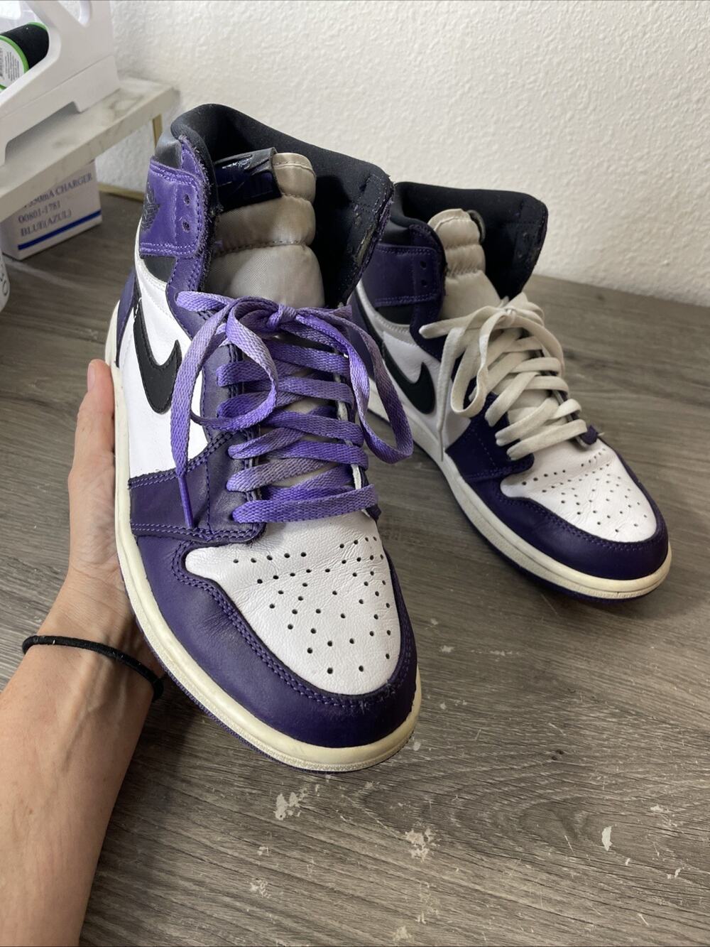 Size 8 - Jordan 1 Retro OG High Court Purple 2.0